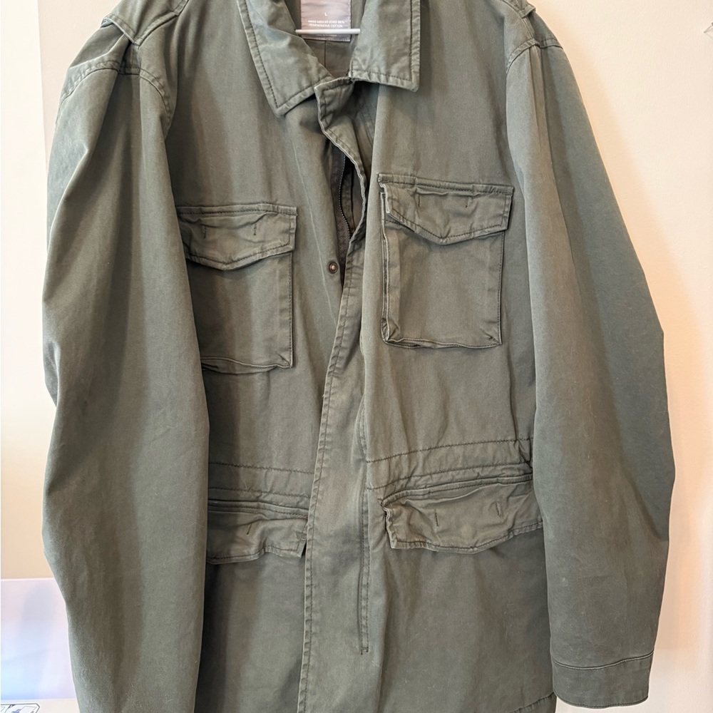 Women’s GAP Military-Style Olive Field Jacket